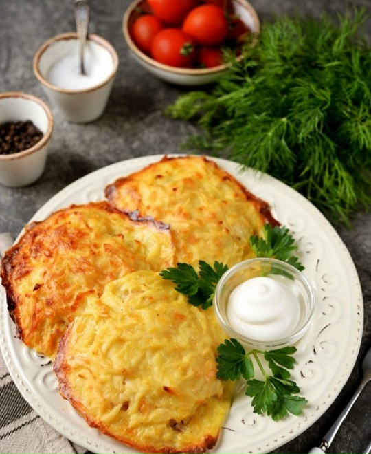 Драники классические из картофеля.