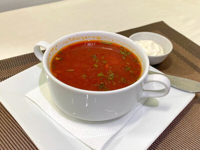 Борщ с мясом