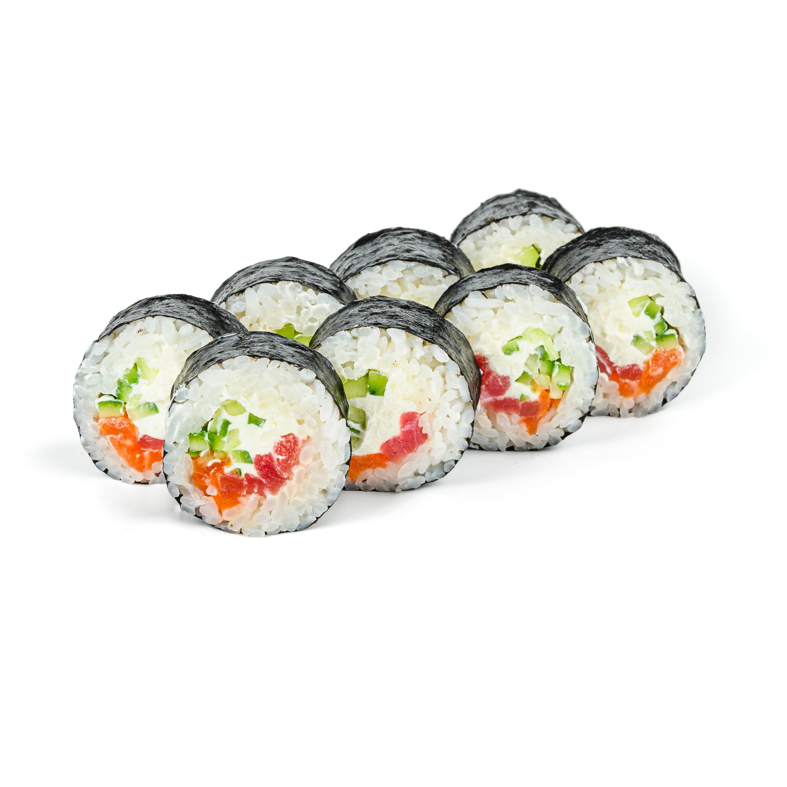 Ролл с тунцом и лососем 8 шт