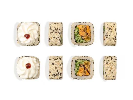 Ролл Карибы с мидиями