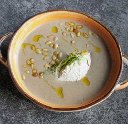 Крем суп грибной