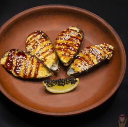 Запечённые Мидии