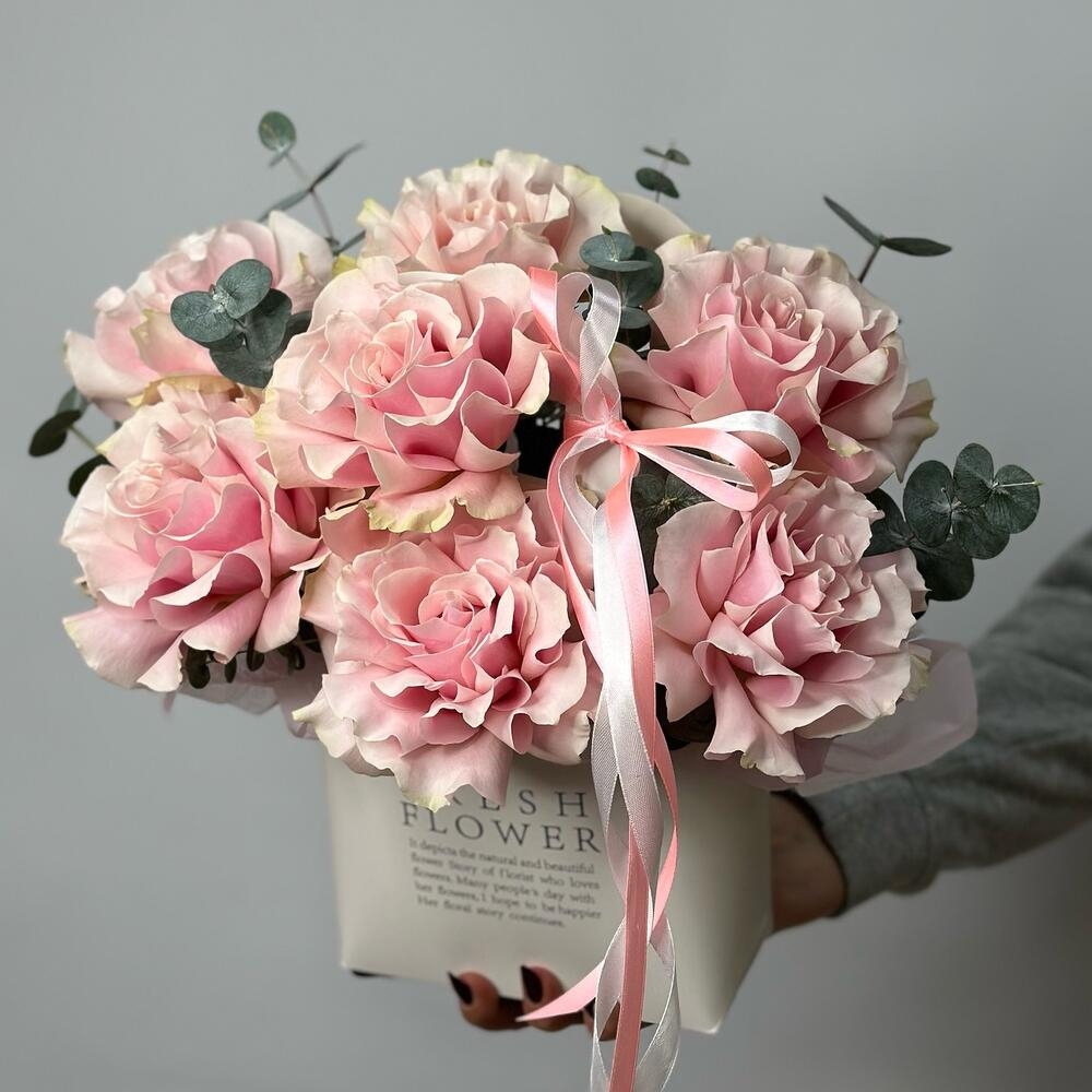 Милая сумочка с розовой розой