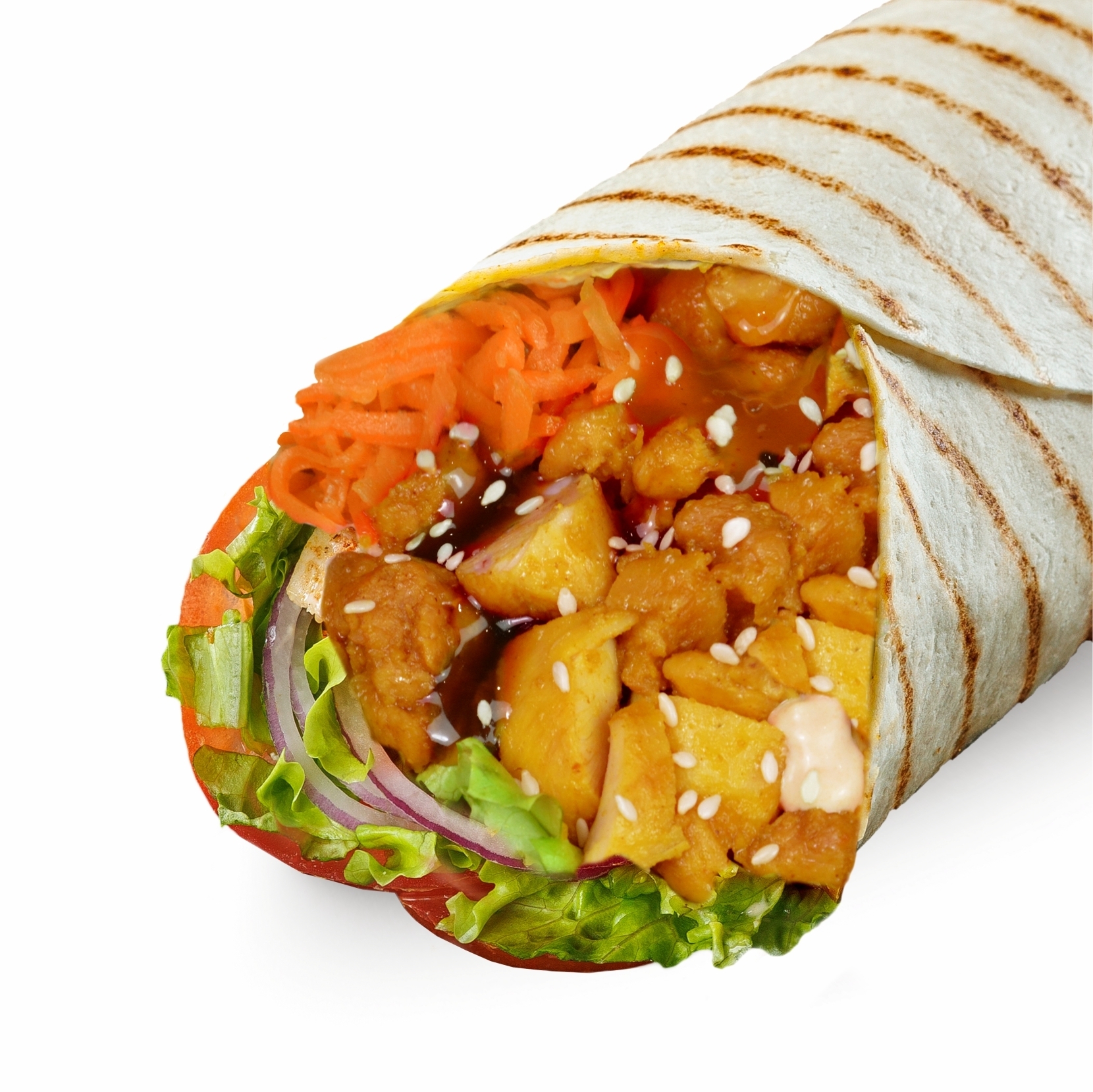 Шаверма по-азиатски В тортилье