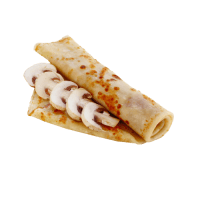 Блин с грибами