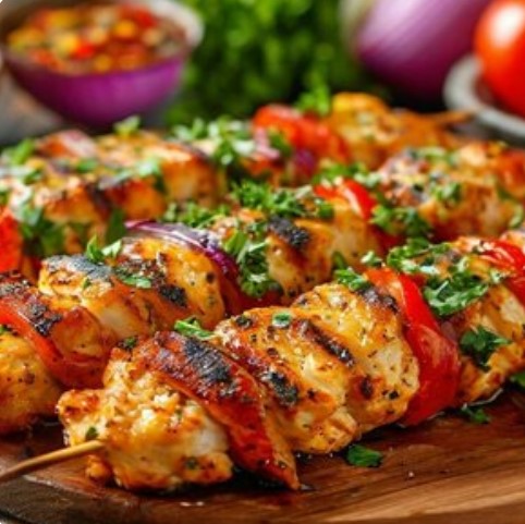 Филе куриной грудки барбекю-шашлыкю