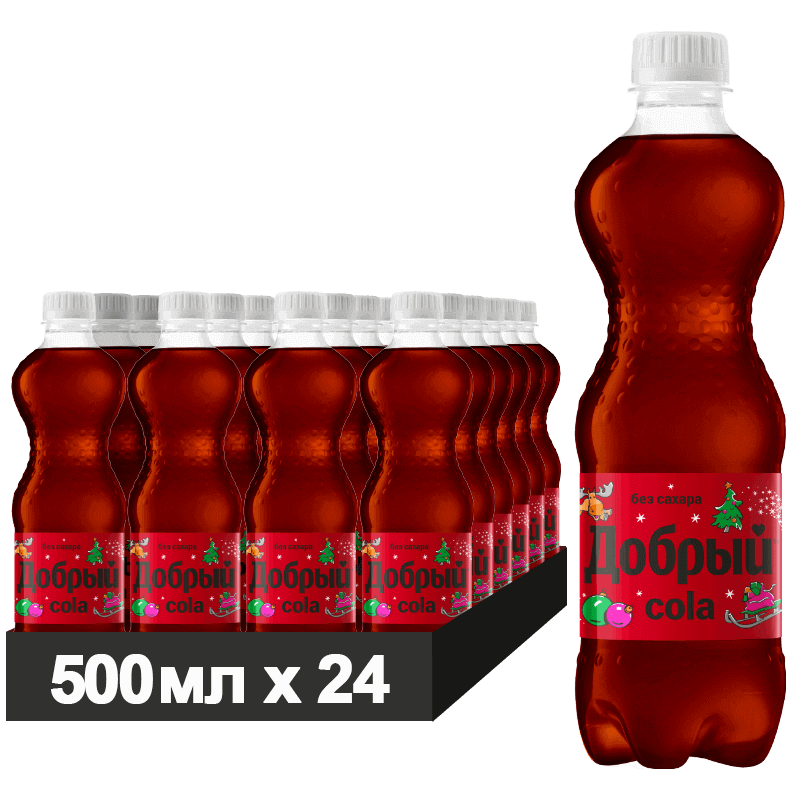 Добрый Кола Без Сахара 0.5л