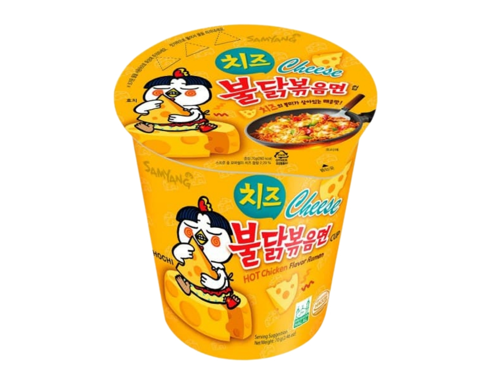 Лапша Hot Chicken Flavor Ramen Cheese со вкусом курицы и сыра