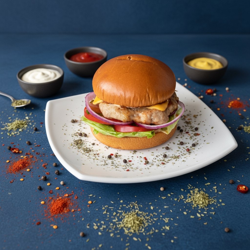 Бургер с курицей MAXI