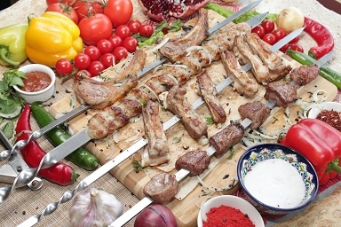 Ассорти из баранины на мангале