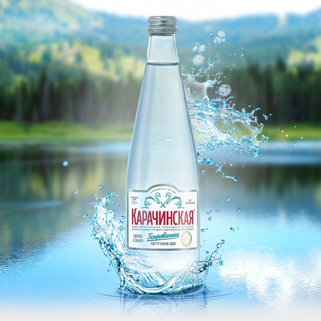 Вода газированная