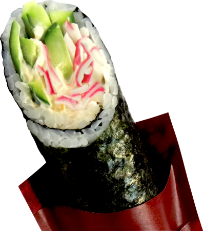 Хенд-ролл со снежным  крабом