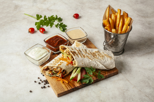 Шаурма + Картофель Фри + Соус