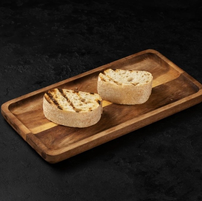 Пшеничная брускетта на гриле