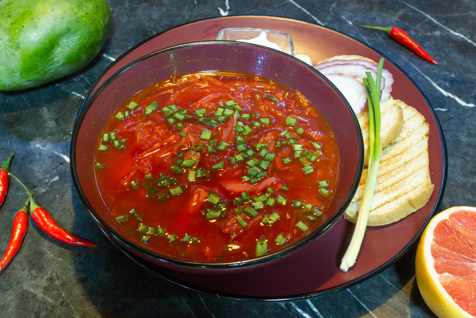 Борщ с говядиной