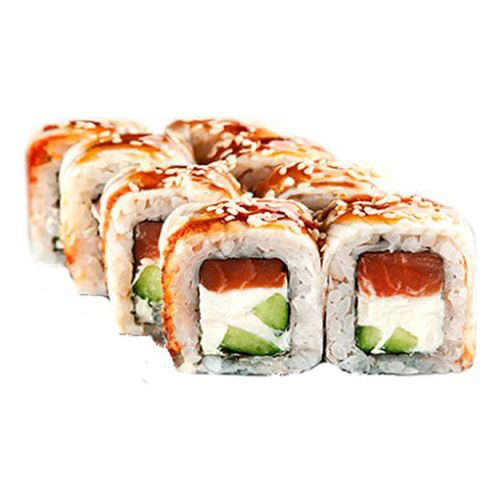 Дракон с лососем