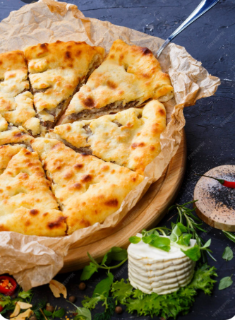 Хачапури мясная