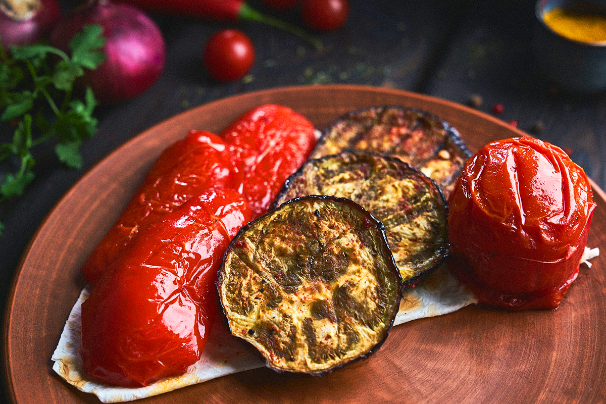 Овощи на мангале