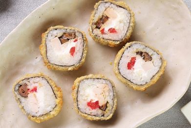 Темпура с курицей и унаги