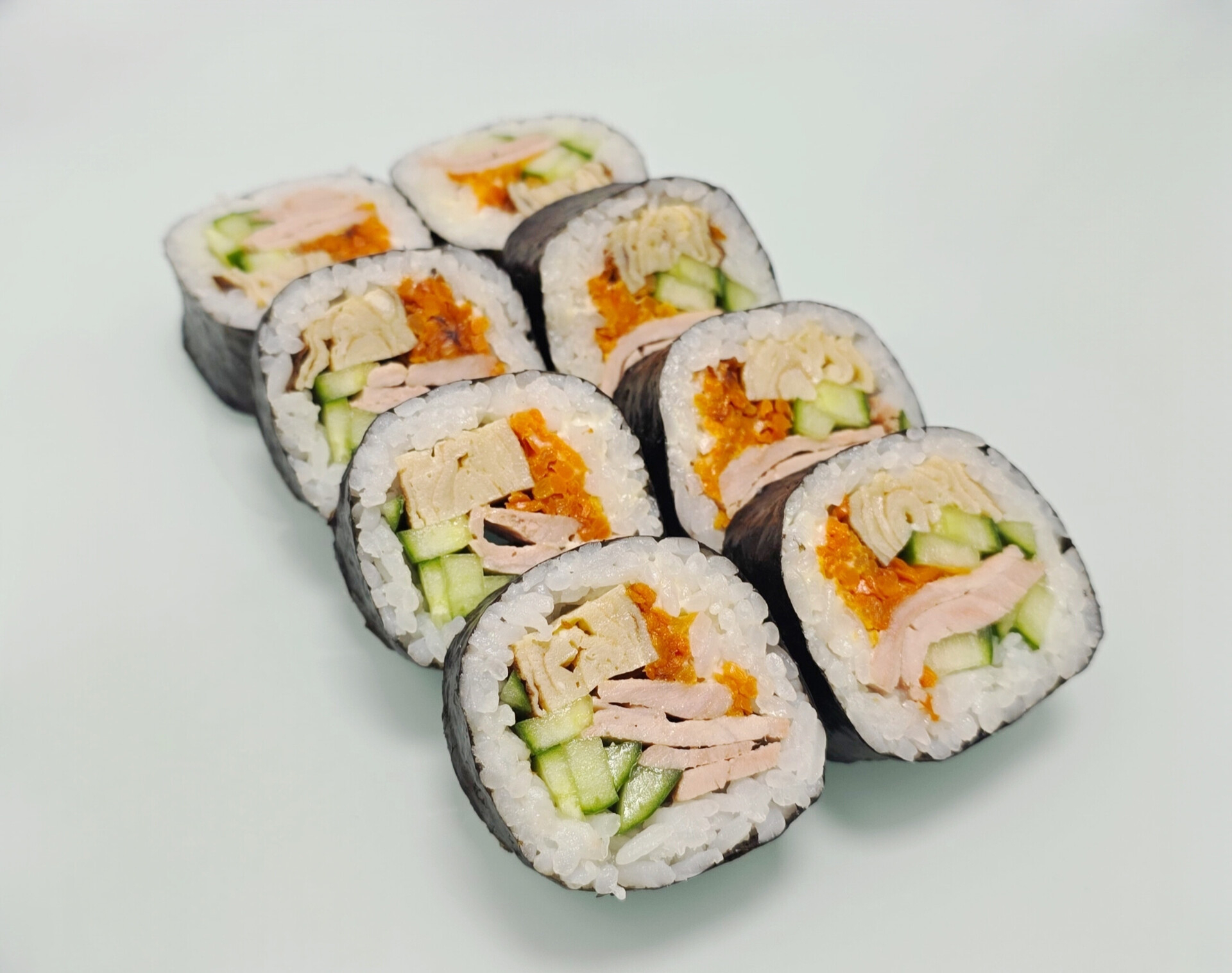 Кимпаб с рваной свининой