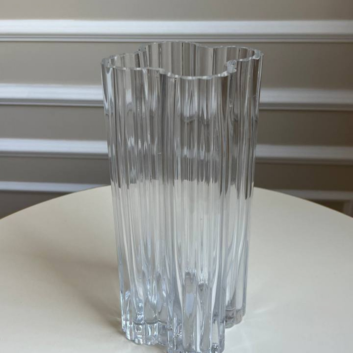 Ваза стекло 12*25 см