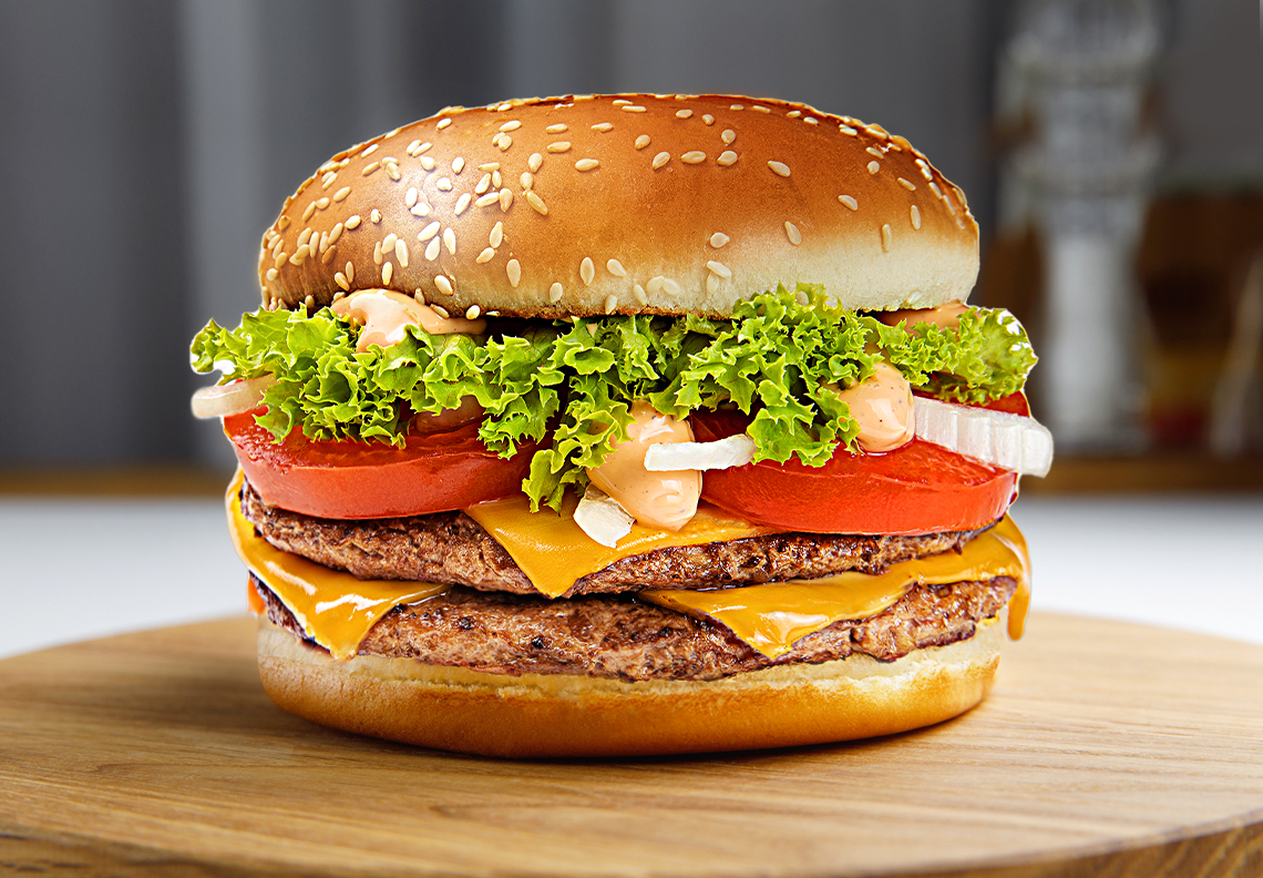 Двойной Джуси Бургер