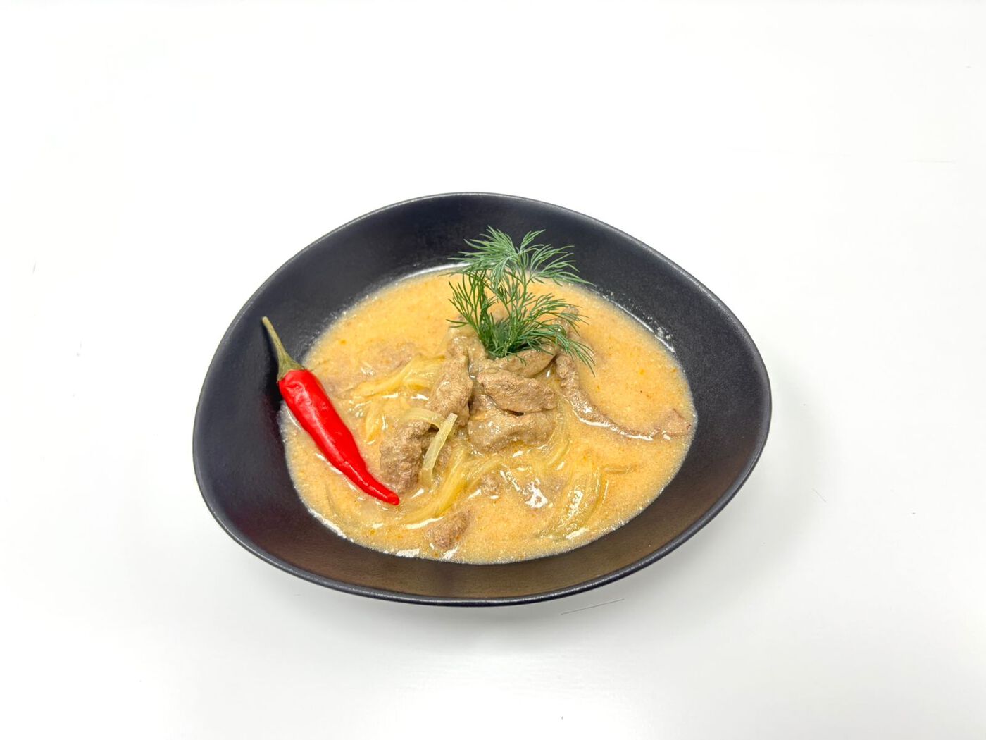 Печень по-строгановски