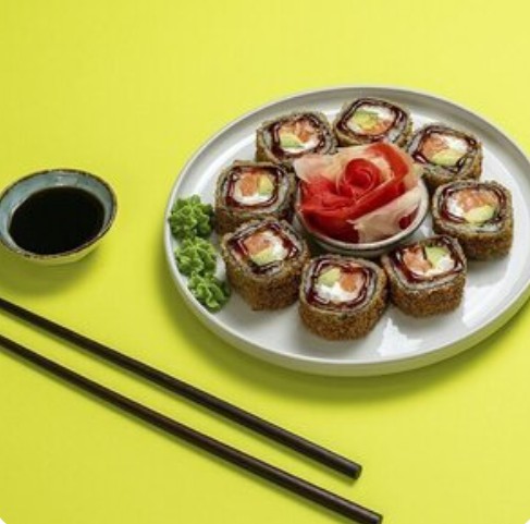 Ролл Лосось темпура