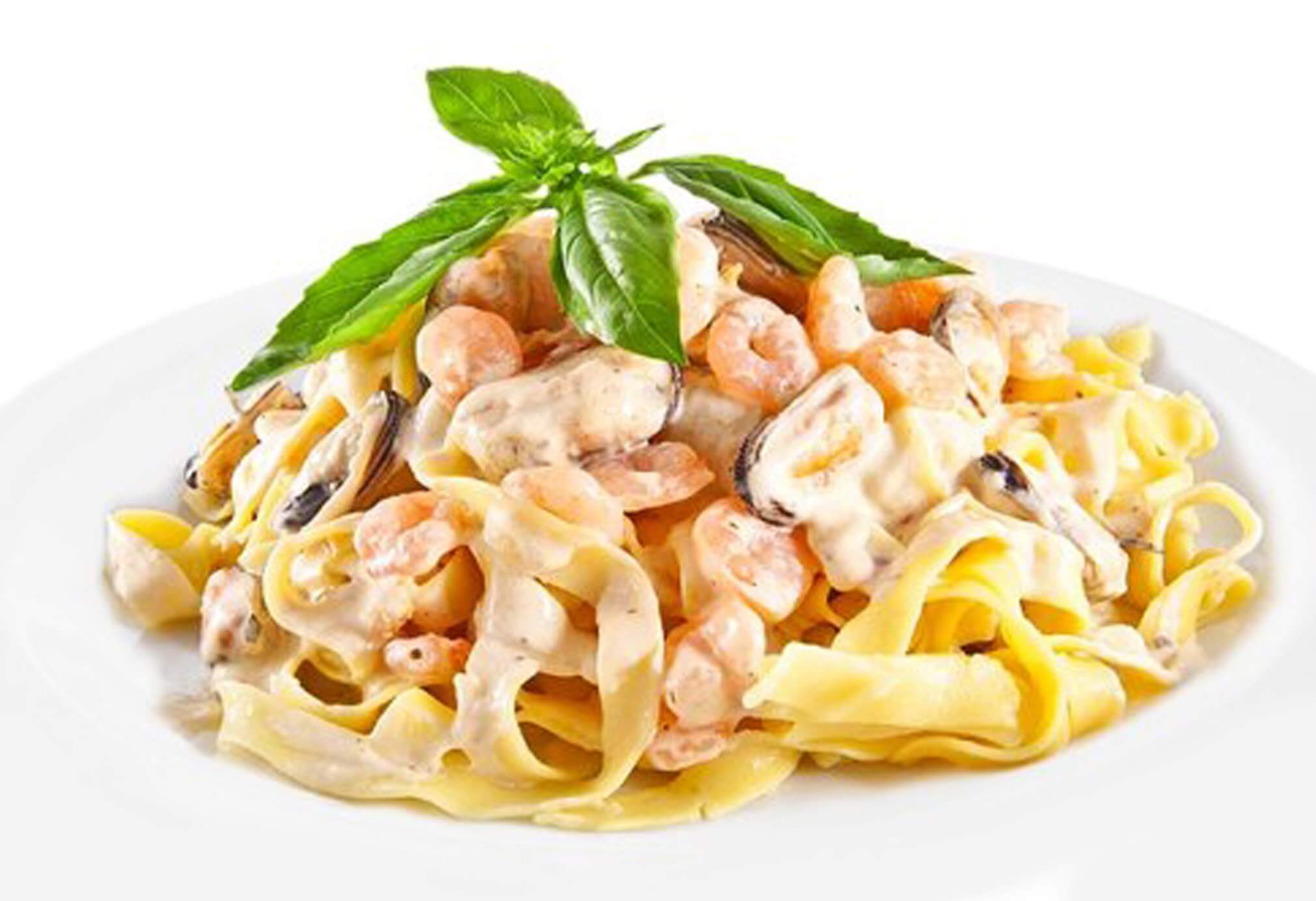 Паста с МОРЕПРОДУКТАМИ