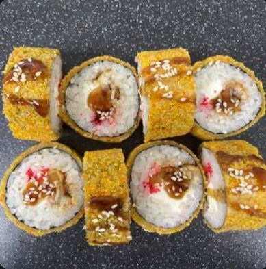 Ролл жареный с угрем