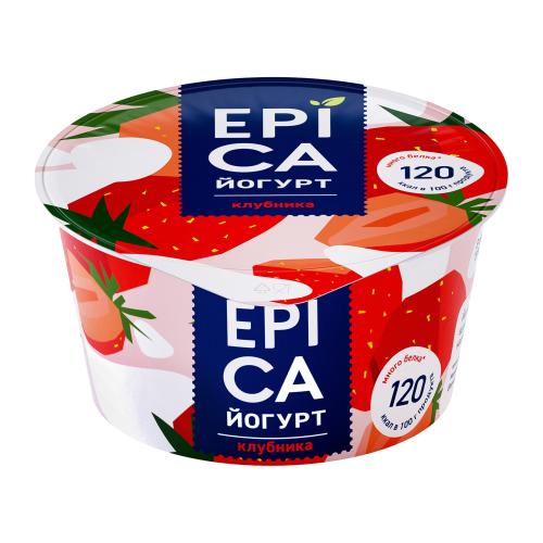 Йогурт Epica с клубникой 4.8% 130г
