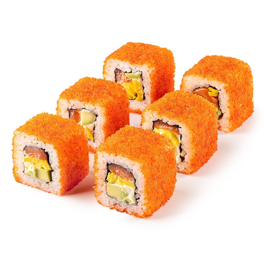 Ролл Калифорния с лососем