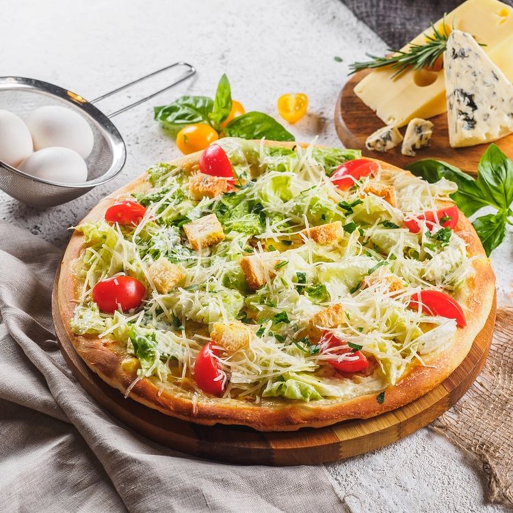 Пицца Цезарь с курицей 25 см