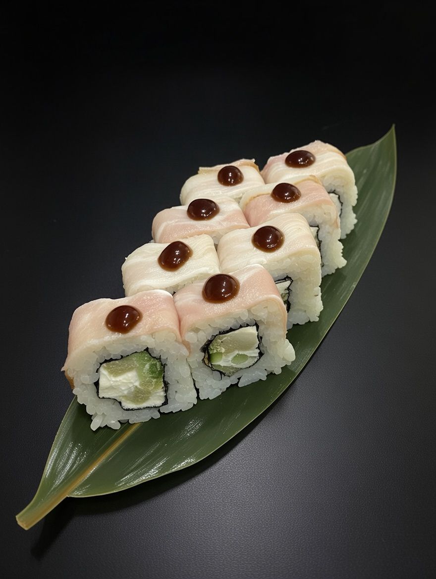 Ролл с беконом