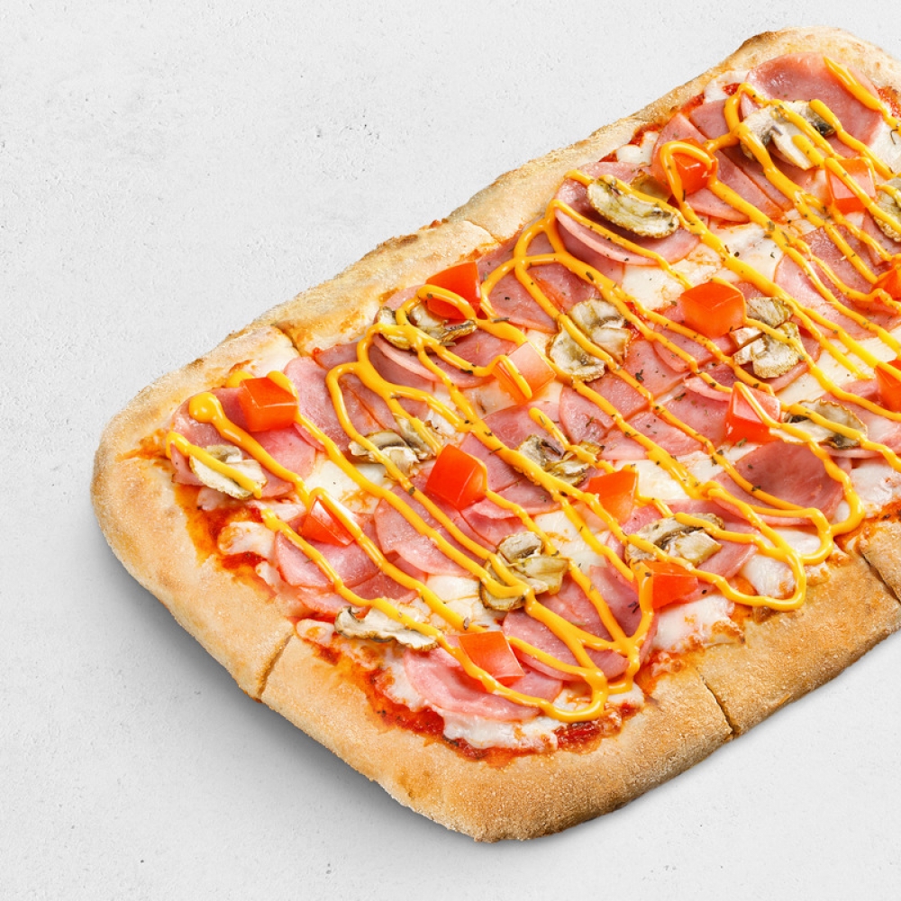 Ветчина и грибы римская на томатном соусе