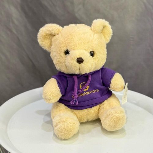 Мягкая игрушка Мишка белый в кофточке