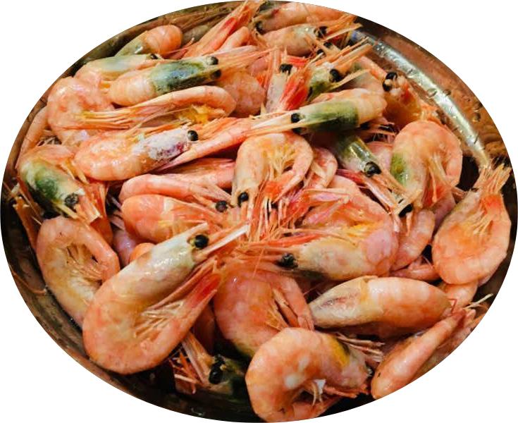 Креветки отварные