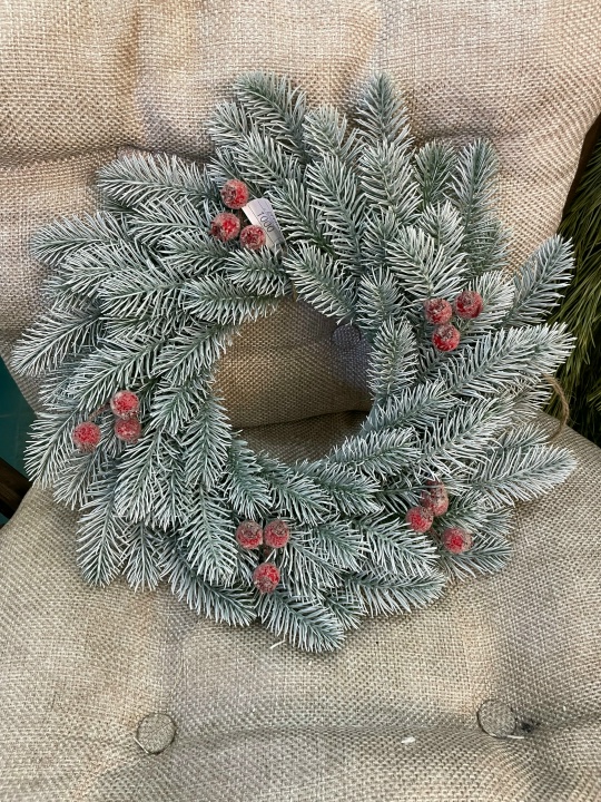 Венок декоративный в патине