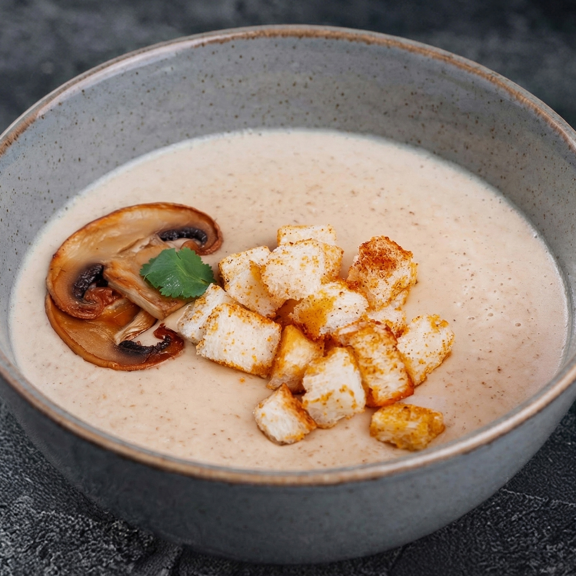 Крем-суп из шампиньонов