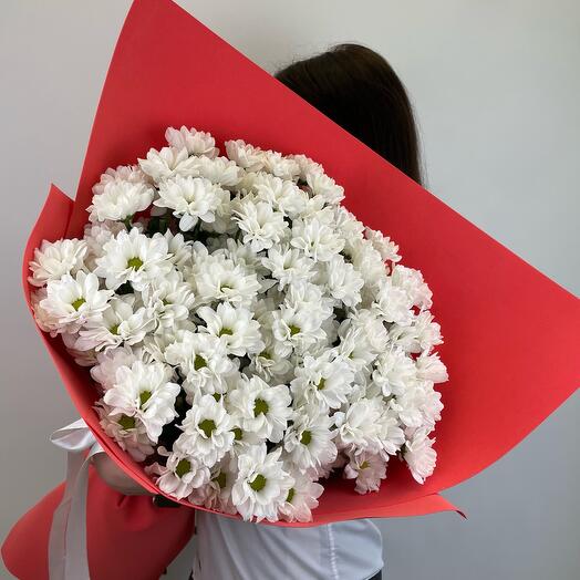 Букет гигант из 15 хризантем