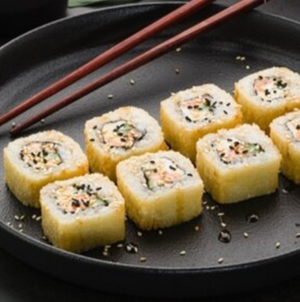 Ролл Сливочный лосось темпура