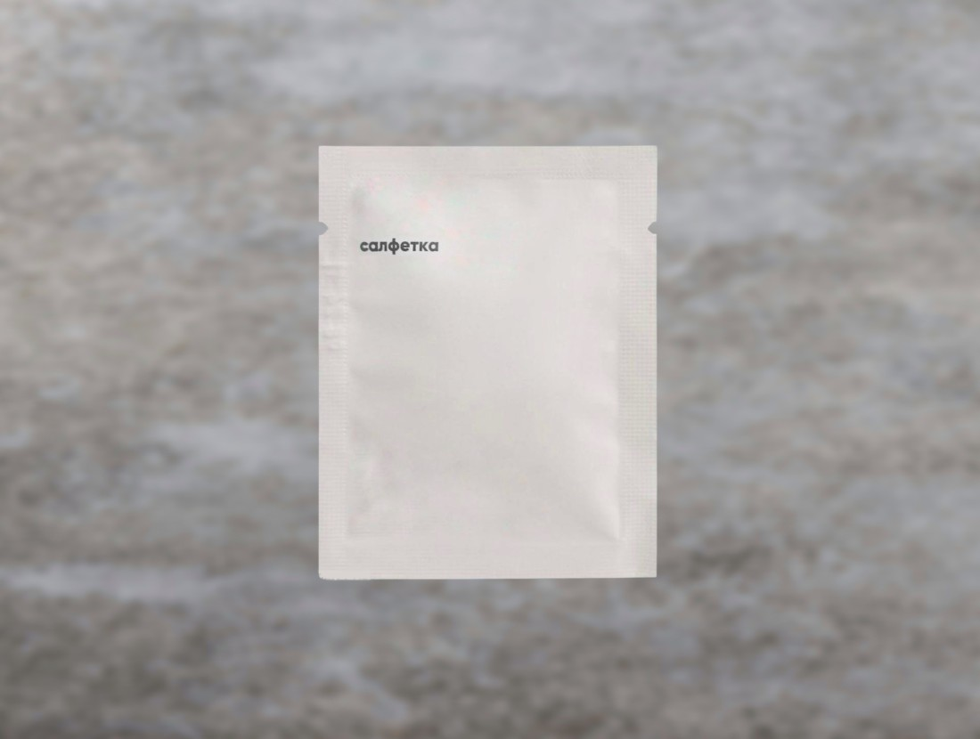 Влажная салфетка 4гр.