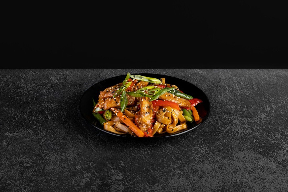 Wok с курицей