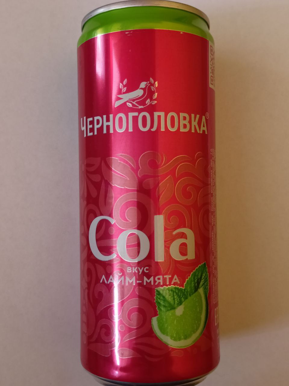 Кола со вкусом лайма и мяты