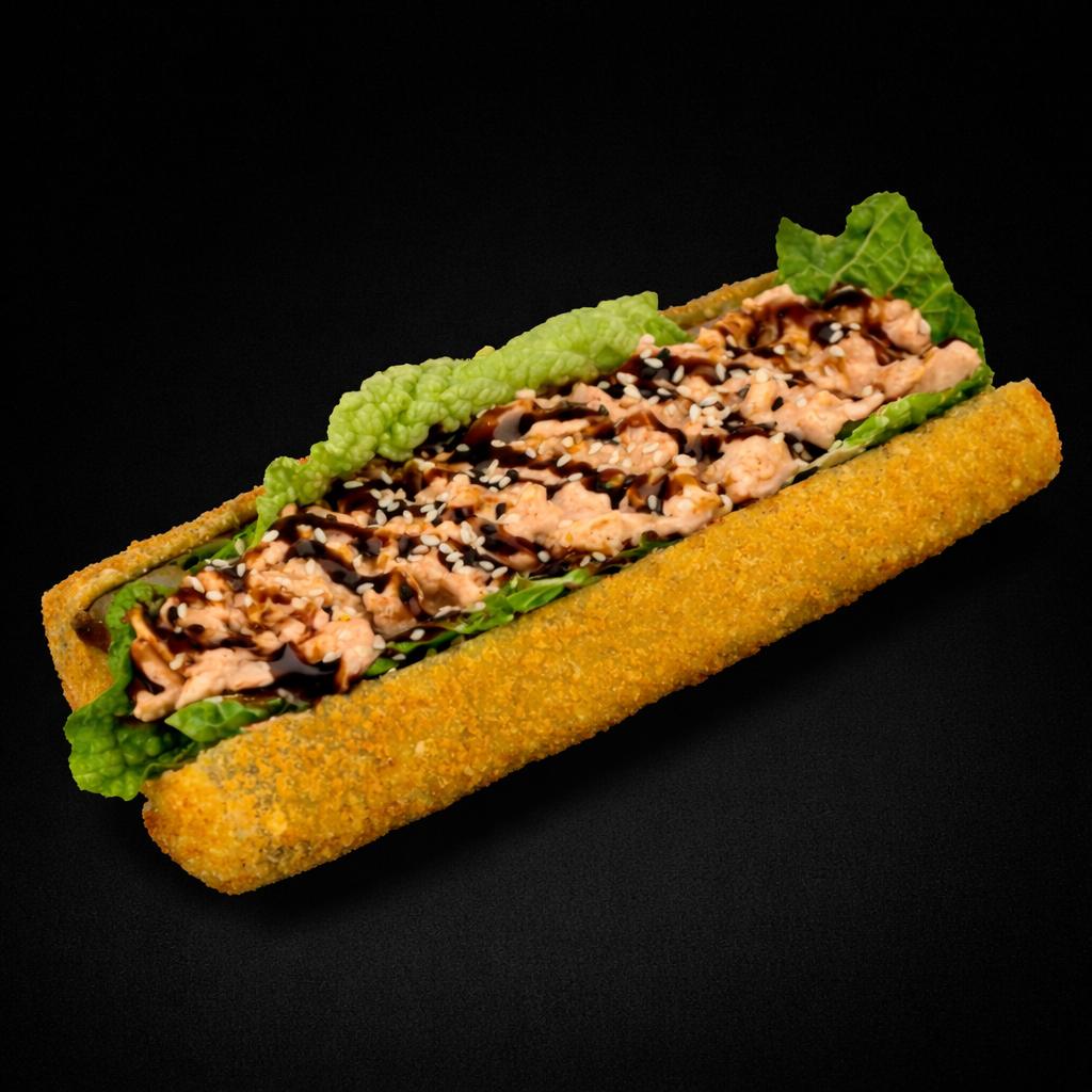 Сушидог с креветкой и крабом