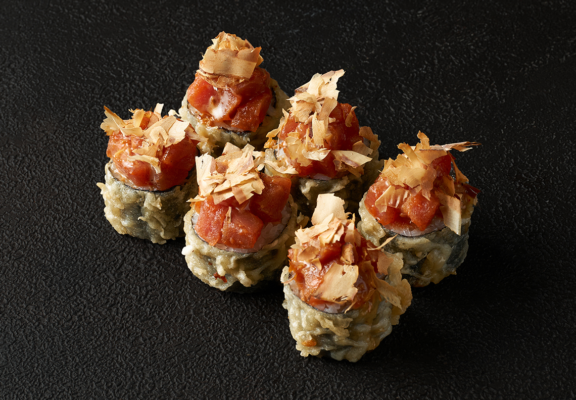 Ролл Посейдон с лососем и тунцом