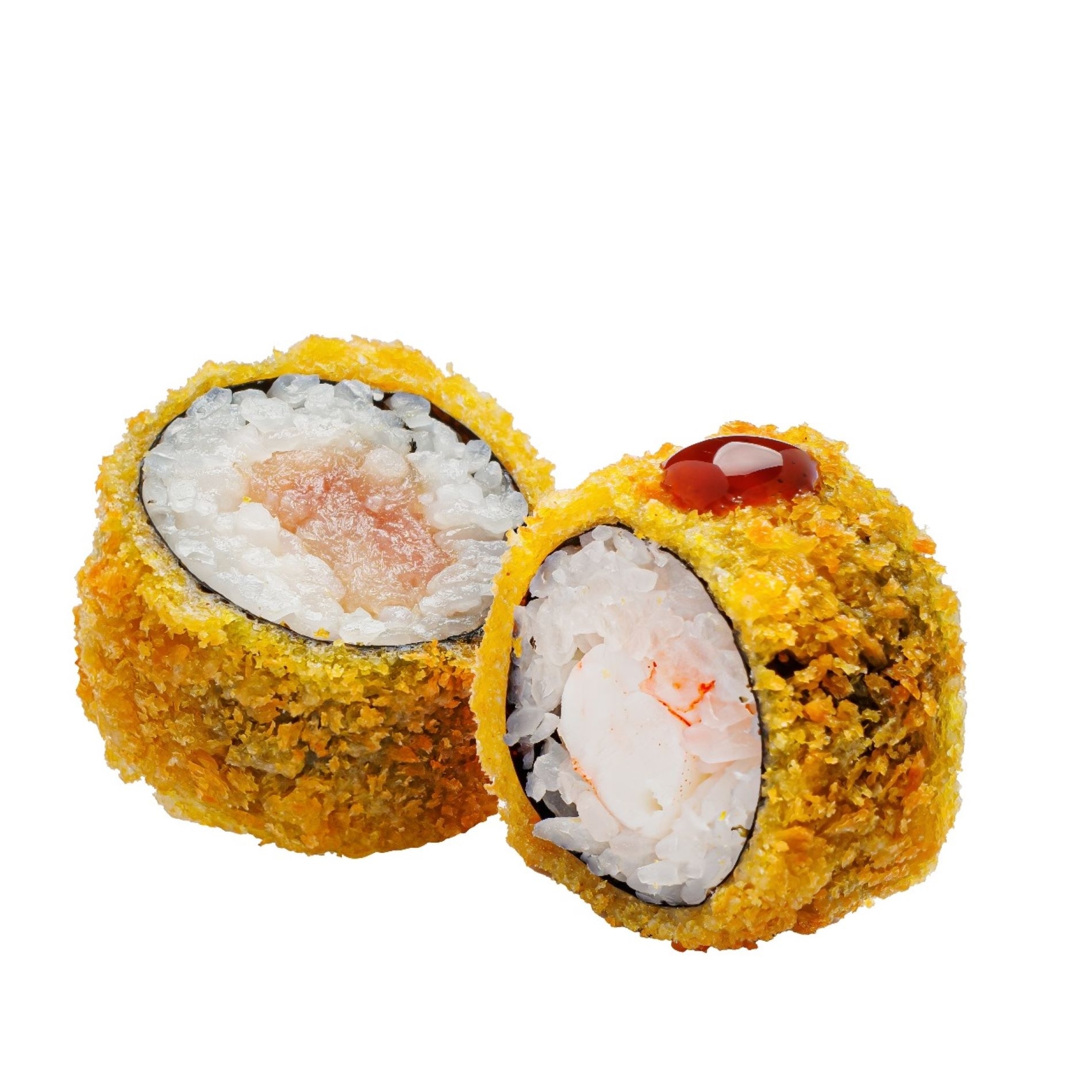 Маки жареный с креветкой и тунцом