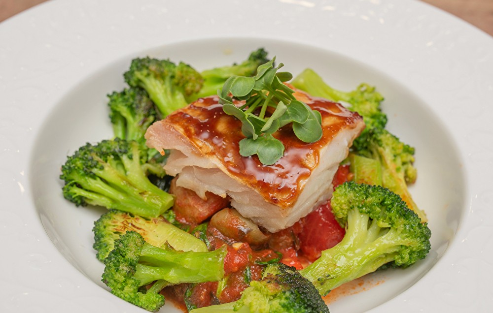 Треска с брокколи