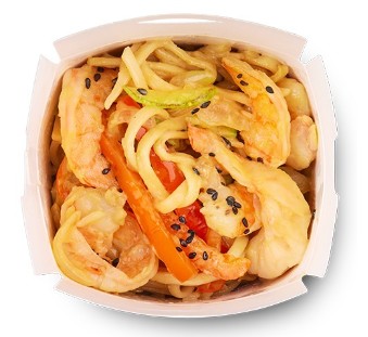 Лапша с креветкой