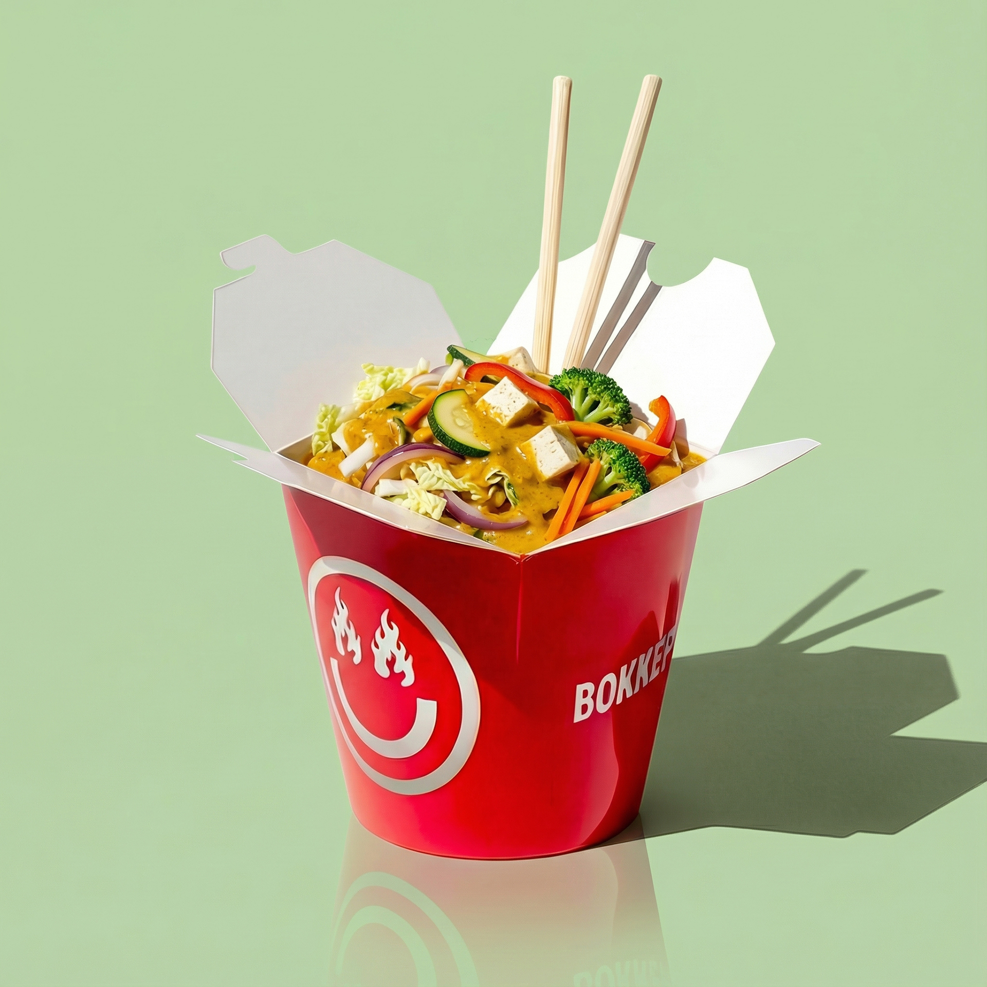 Вок вег тайский карри